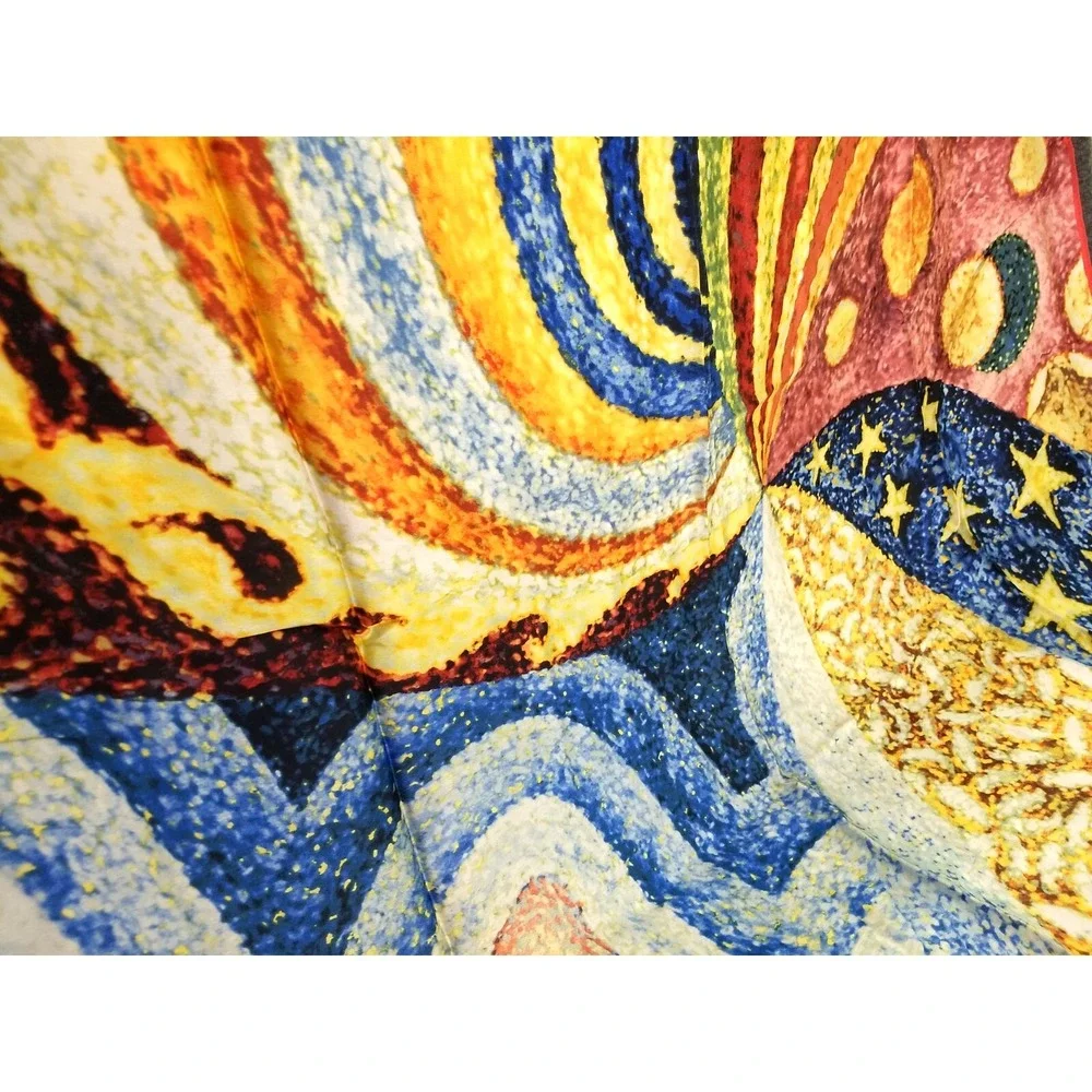 The Metropolitan Museum Of Art 100% Silk Scarf Signac Feneon Kaleidoscope Japan